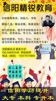 信陽精銳教育 您的專屬學歷提升與教育咨詢專家
